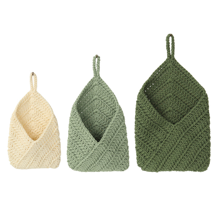 Hand-knotted storage bag