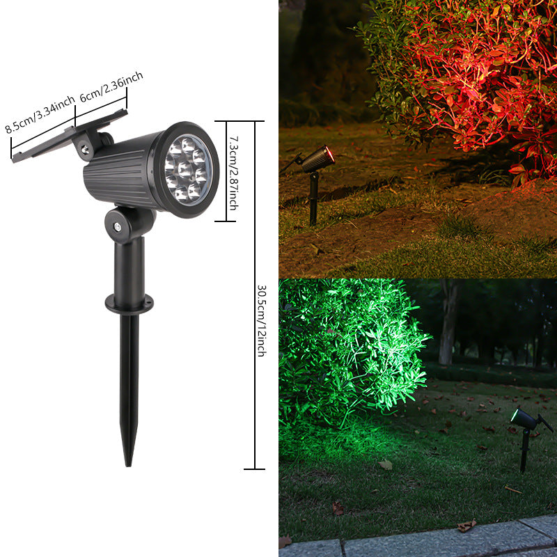 Outdoor Solar adjustable LED Spike Spotlight for garden landscape lighting