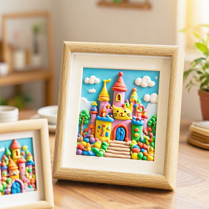 Whimsical Clay Art Frame