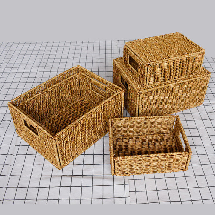 Versatile Handwoven Storage Basket Set