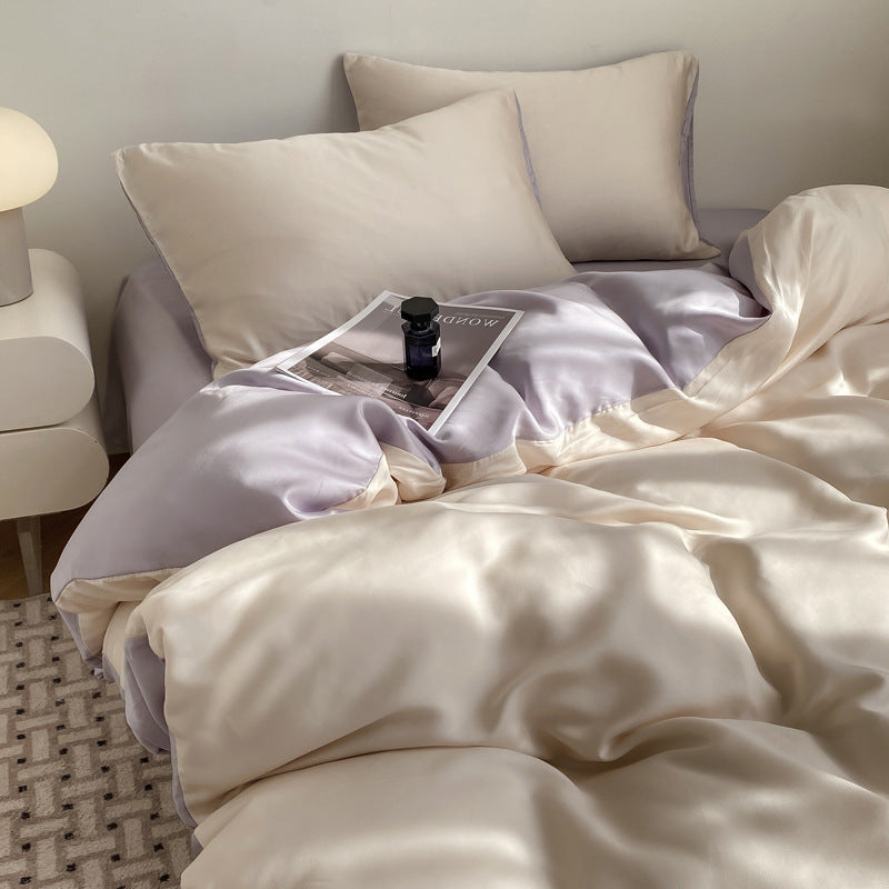 Luxurious Silk Duvet Cover Set