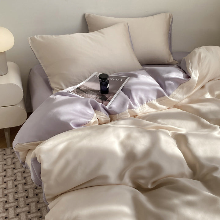 Luxurious Silk Duvet Cover Set