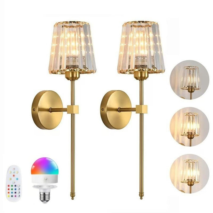 Modern Crystal Glass Wall Light