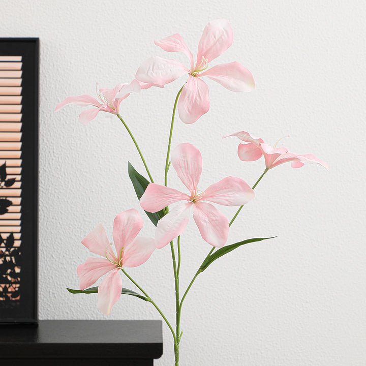 Artificial orchid flower branch with delicate flowers