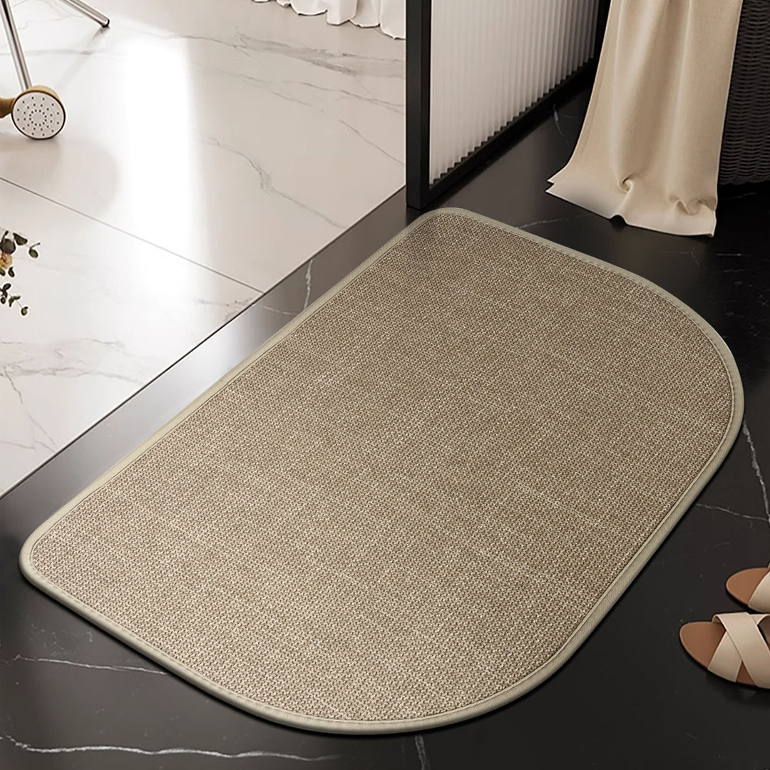Half-Moon Decorative Entry Mat for Home
