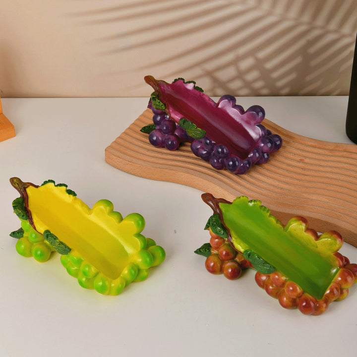 Decorative Grapes and Cabbage Fruit Bowl