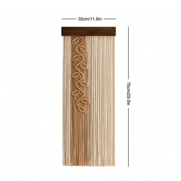 Macrame Leaf Wall Hanging Decor