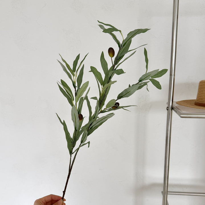 Elegant Olive Branch Decorative Accent