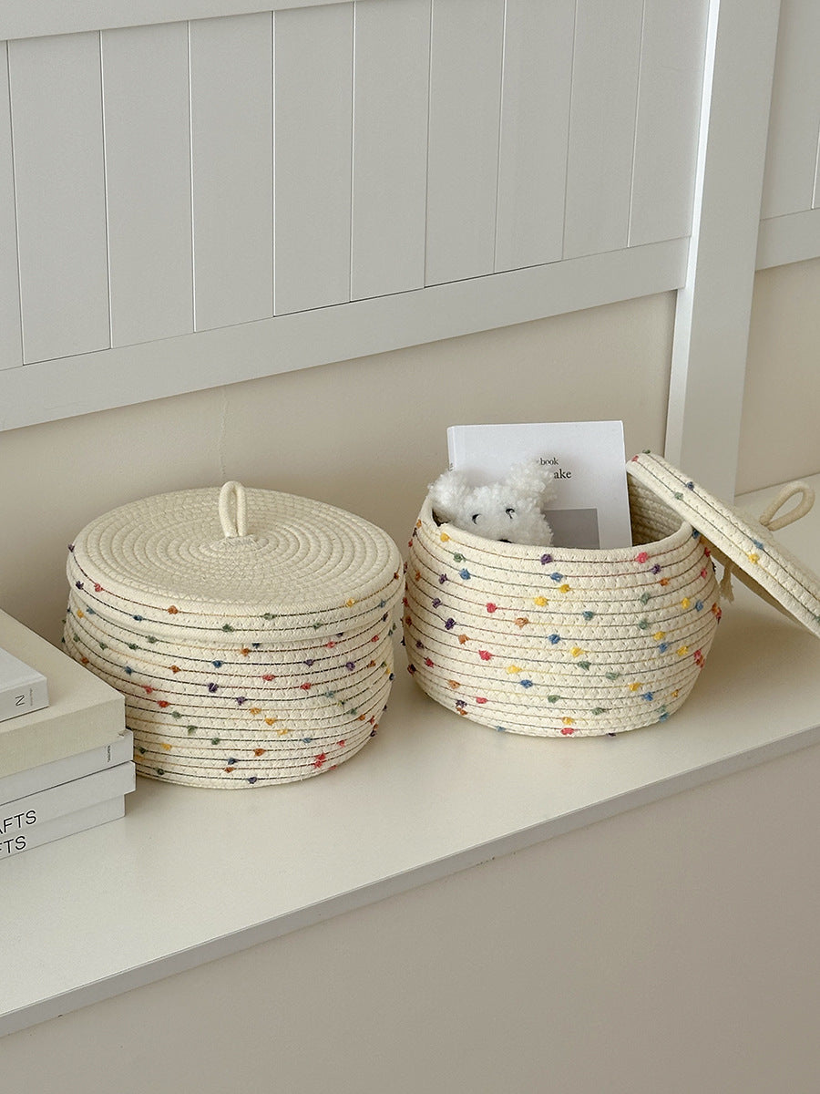 Handmade Cotton Storage Basket