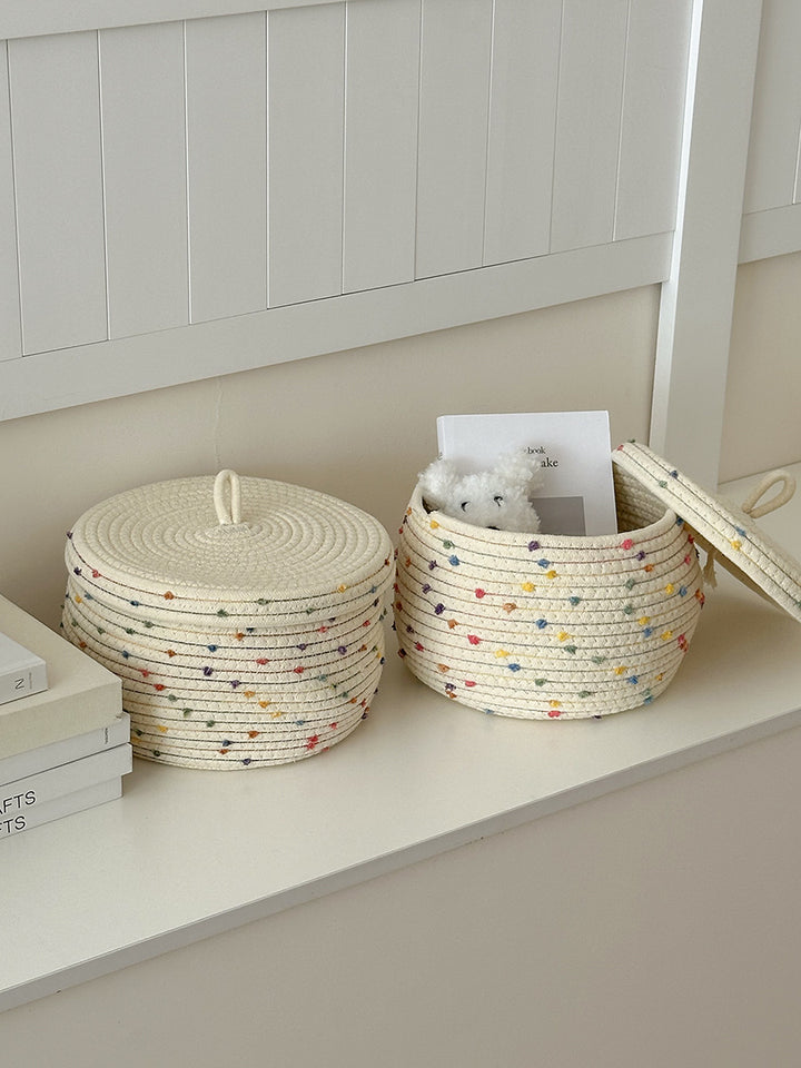 Handmade Cotton Storage Basket