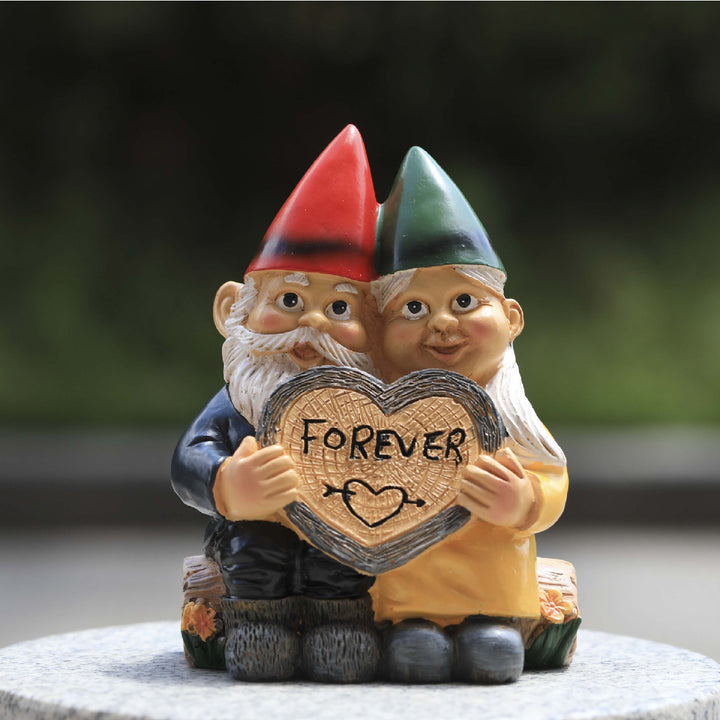 Whimsical Love Gnome Figurine