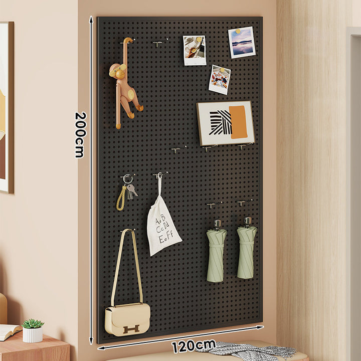 S-Shaped Offset Pegboard Utility Hooks with Support Post