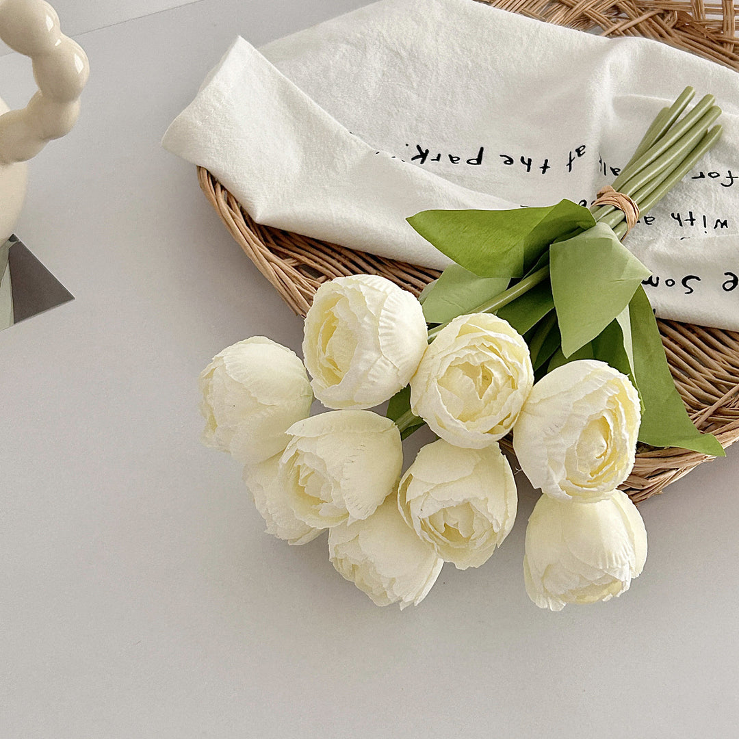 Elegant Faux Tulip Bouquet