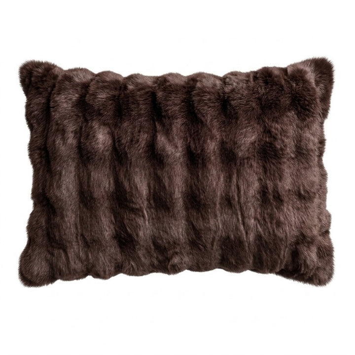 Plush Textured Decorative Cushion