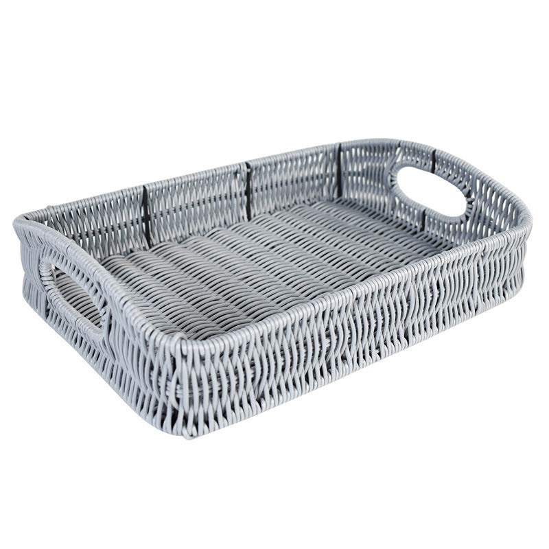 Stacking Woven Storage Trays