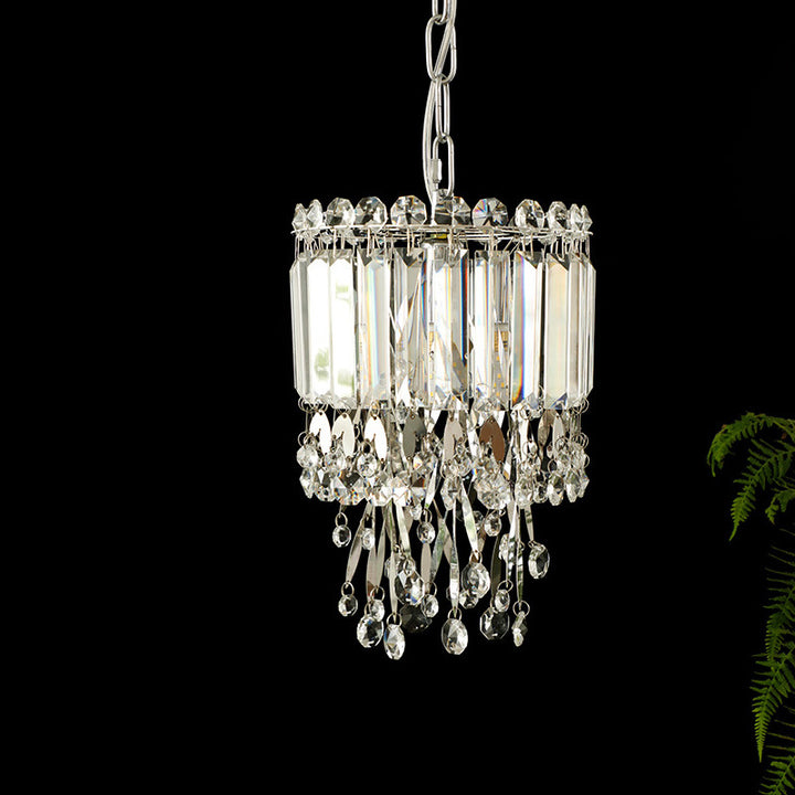 Crystal wall-mounted lighting fixture