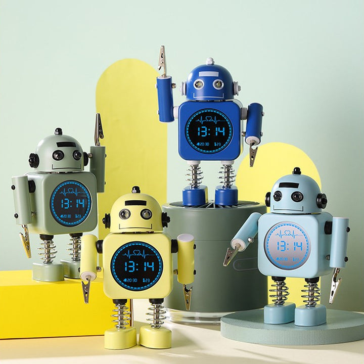 Digital Robot Alarm Clock