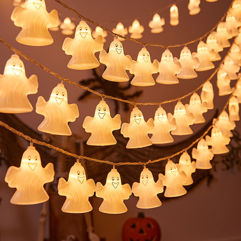 Festive Ghost LED String Lights
