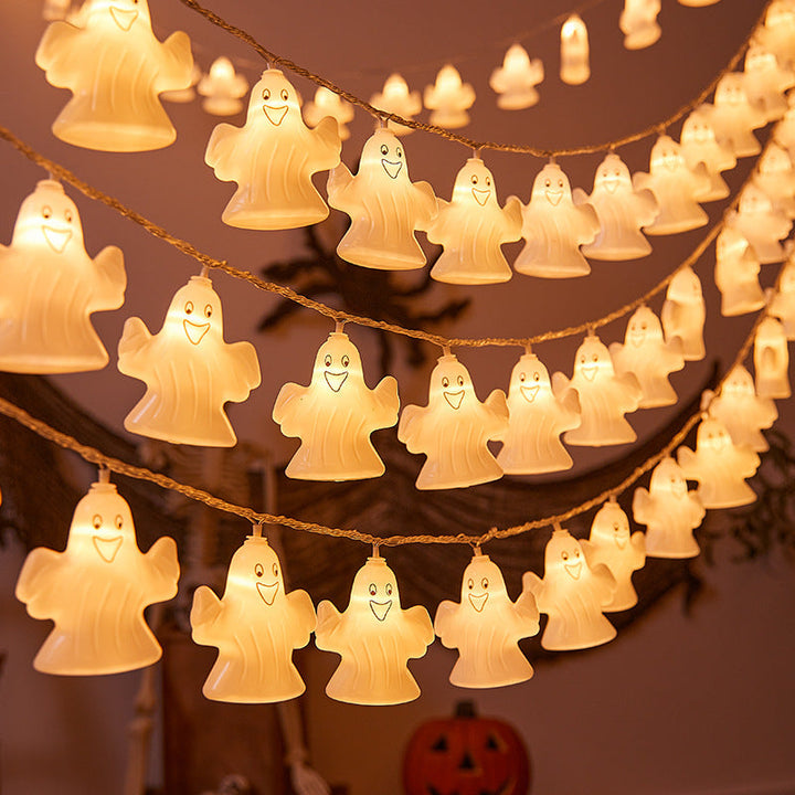 Festive Ghost LED String Lights