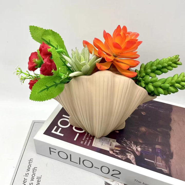 Decorative Shell Planter