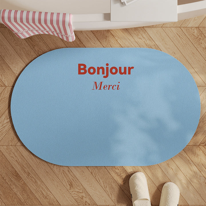Inspirational Quote Bath Mat