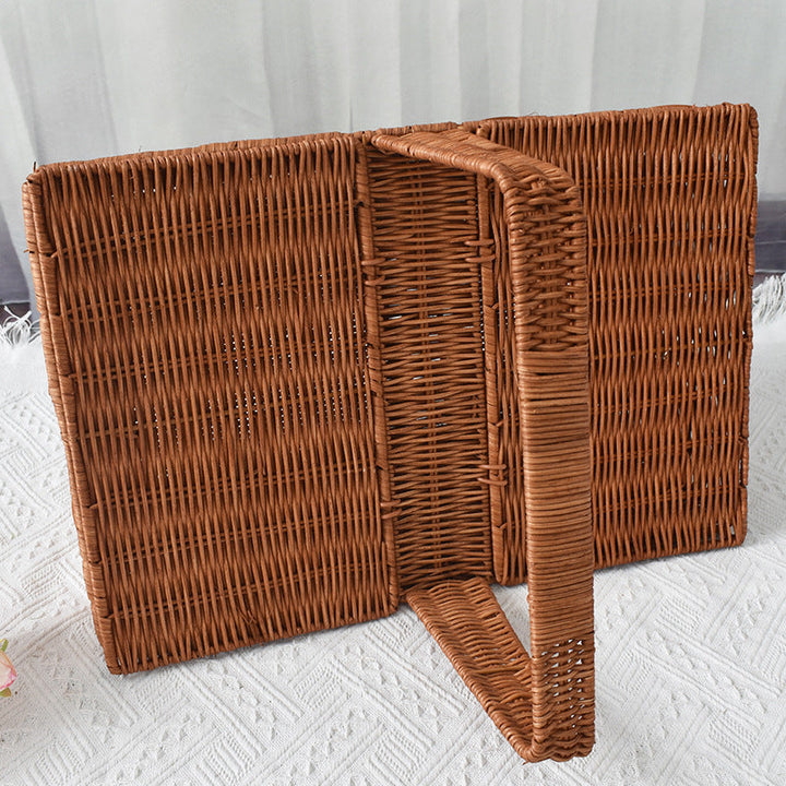 Handcrafted Woven Picnic Storage Basket