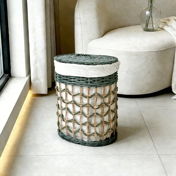 Mood-enhancing laundry basket