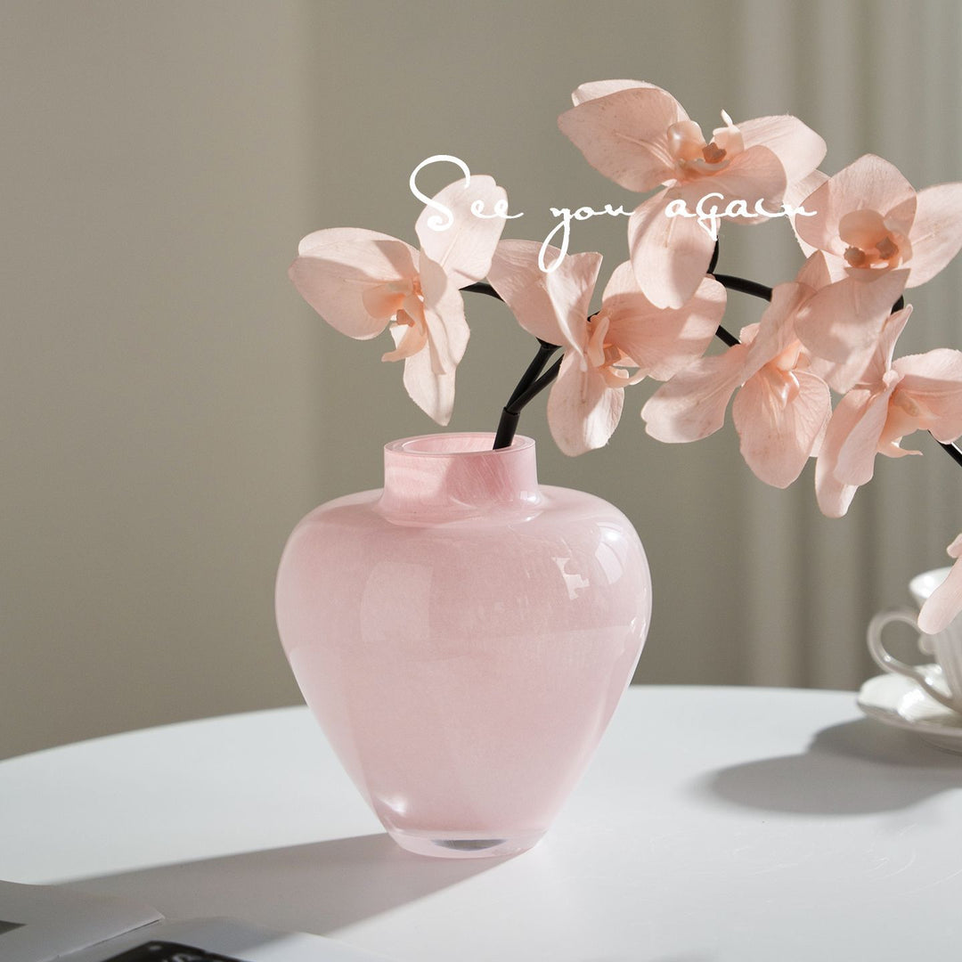 Elegant Heart-Shaped Glass Vase