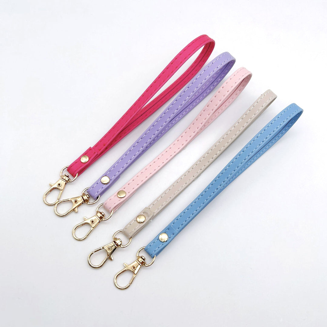 Durable Synthetic Leather Lanyard