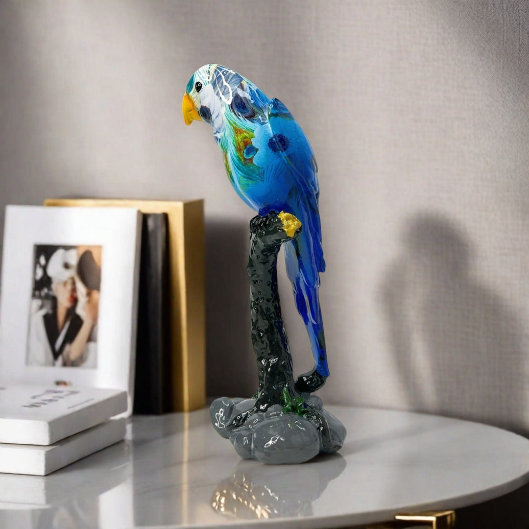 Artful Parrot Sculpture
