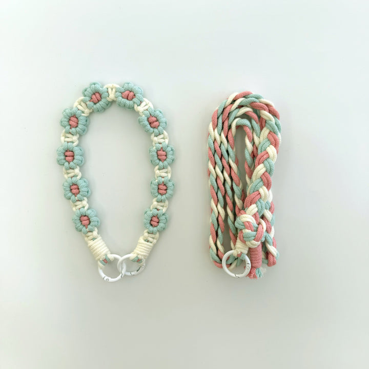 Macrame Dog Leash Holder