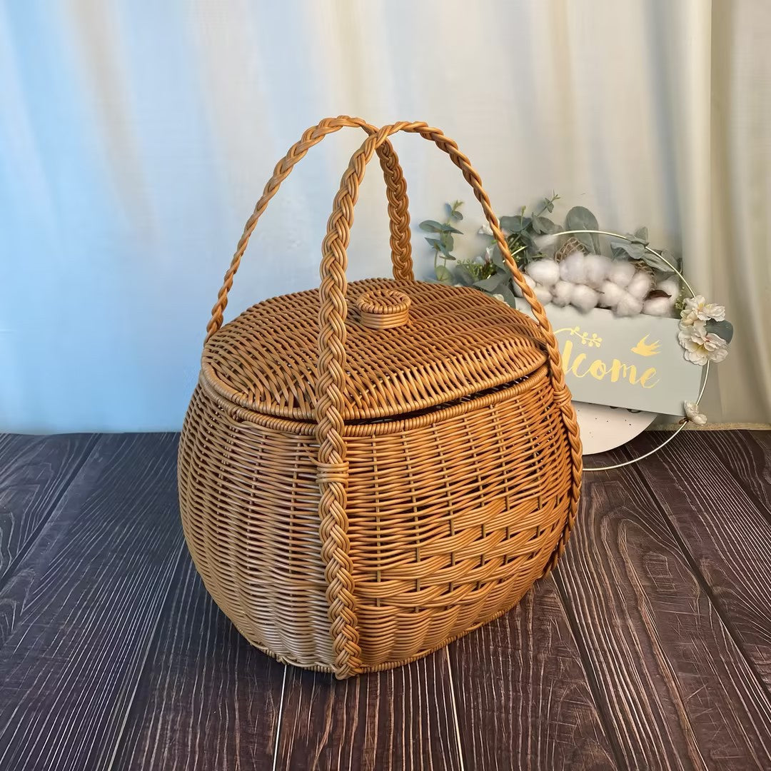 Handcrafted Woven Storage Basket