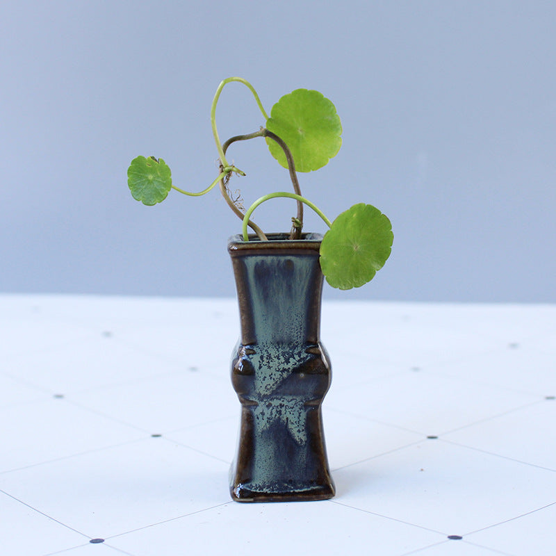 Elegant ceramic vase with artistic design