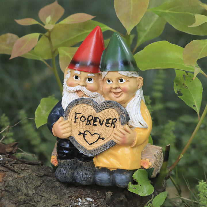 Whimsical Love Gnome Figurine