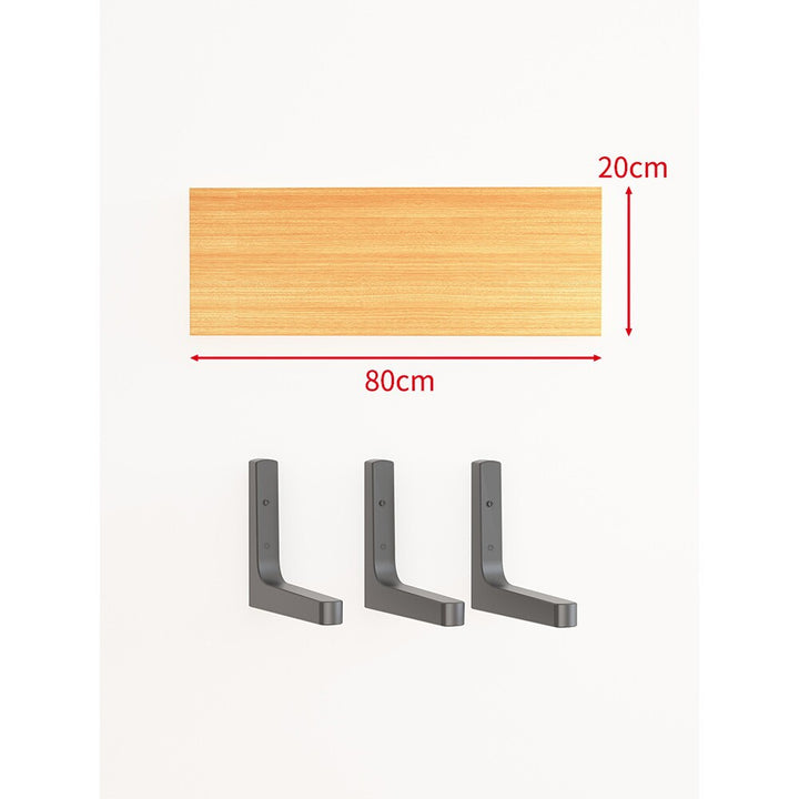 Long Narrow Floating Wall Shelf Kit with Concealed Heavy-Duty Brackets