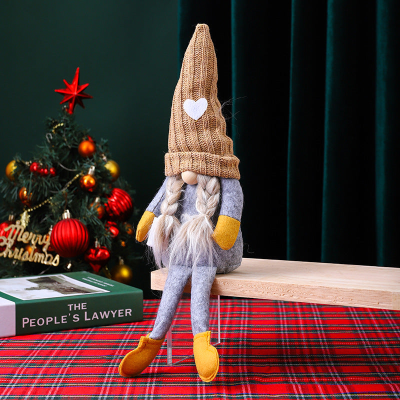 Decorative Christmas gnome figure