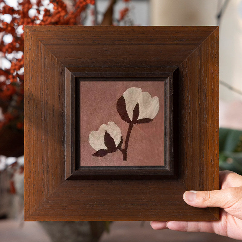 Elegant Artistic Framed Bird Illustration
