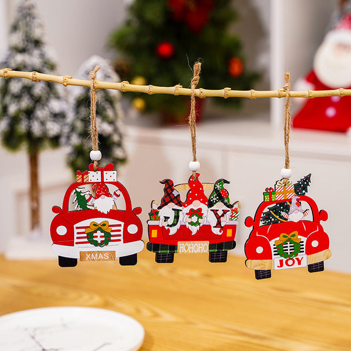 Decorative Christmas cart figure