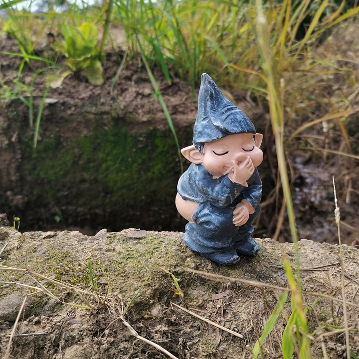 Whimsical Gnome Garden Figurine