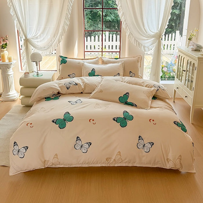 Luxury Floral Print Bedding Set