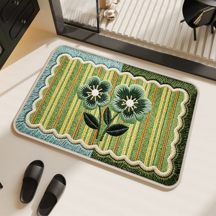 Floral Patterned Comfort Mat