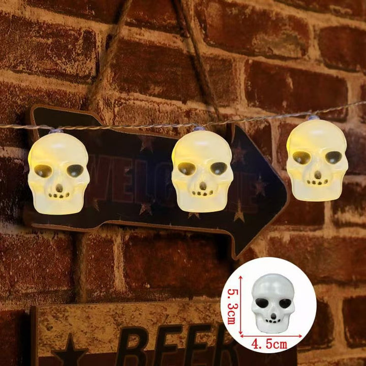 Decorative Halloween LED Pumpkin Ghost Bat String Lights