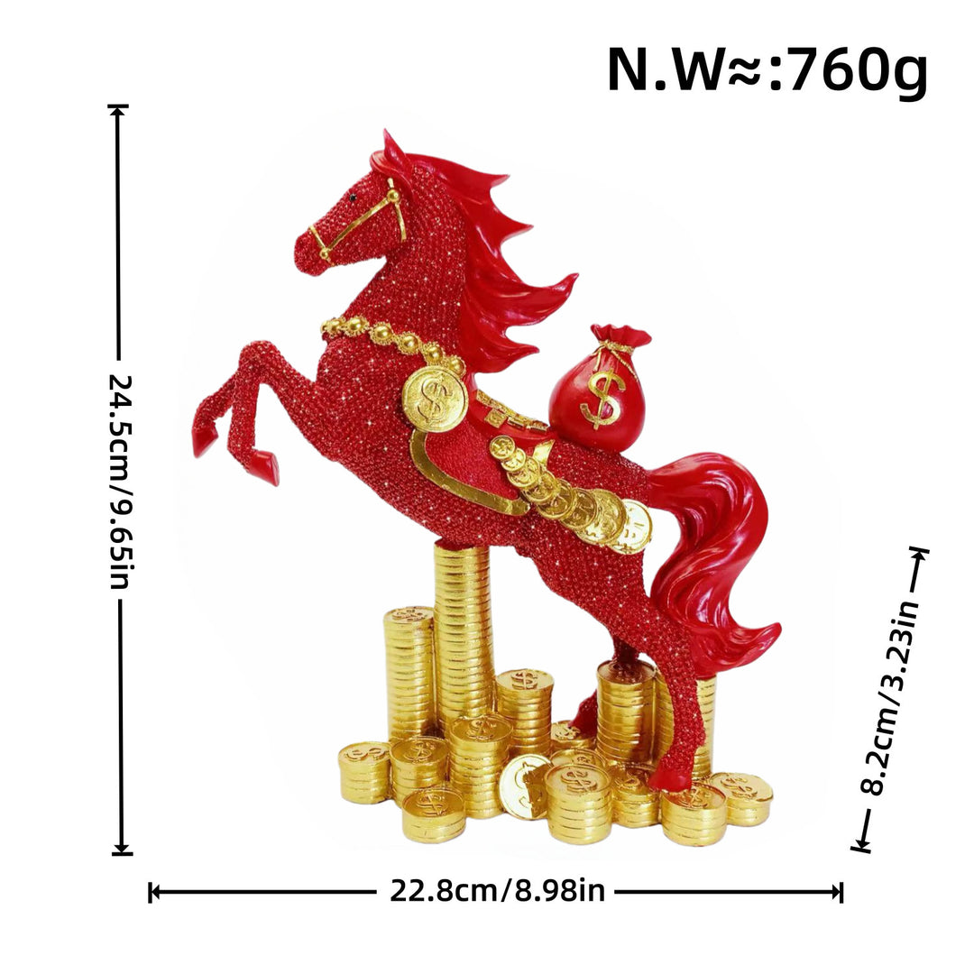 Decorative horse figure