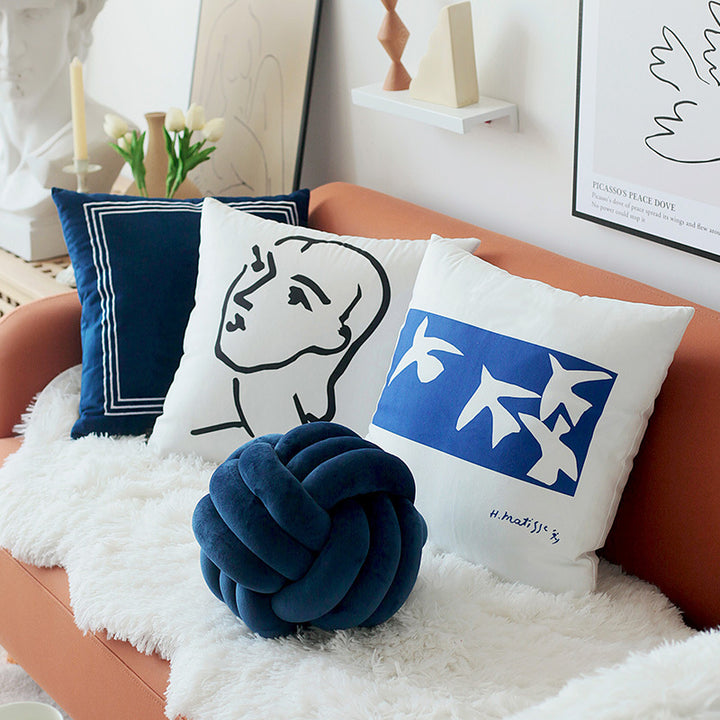 Knot-Shaped Decorative Pillow