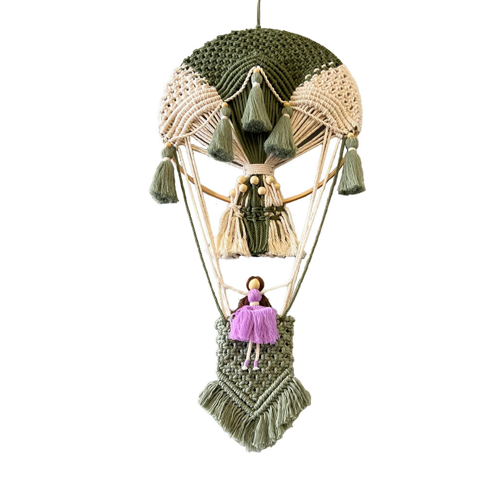 Macrame Decoration in Hot Air Balloon Design