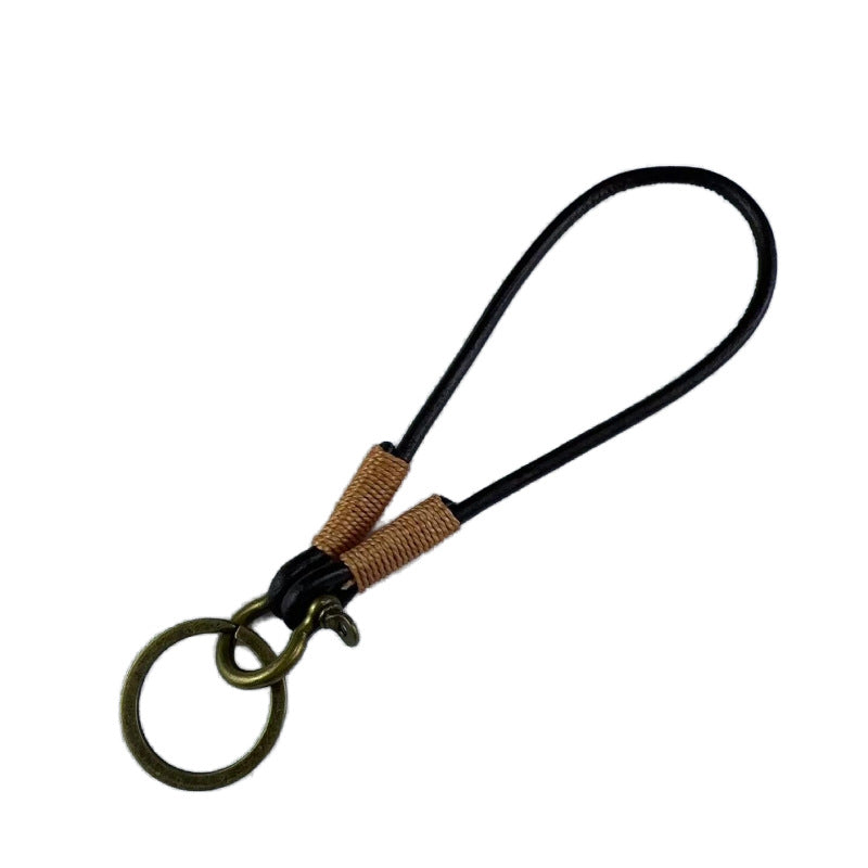 Durable Leather Keychain Holder