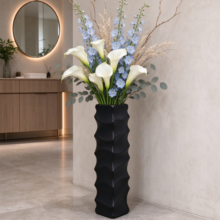 Decorative Slim Wave Vase