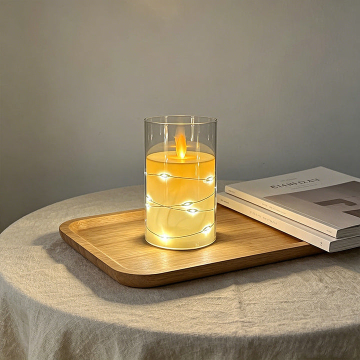 LED Scented Candle with Flame Effect