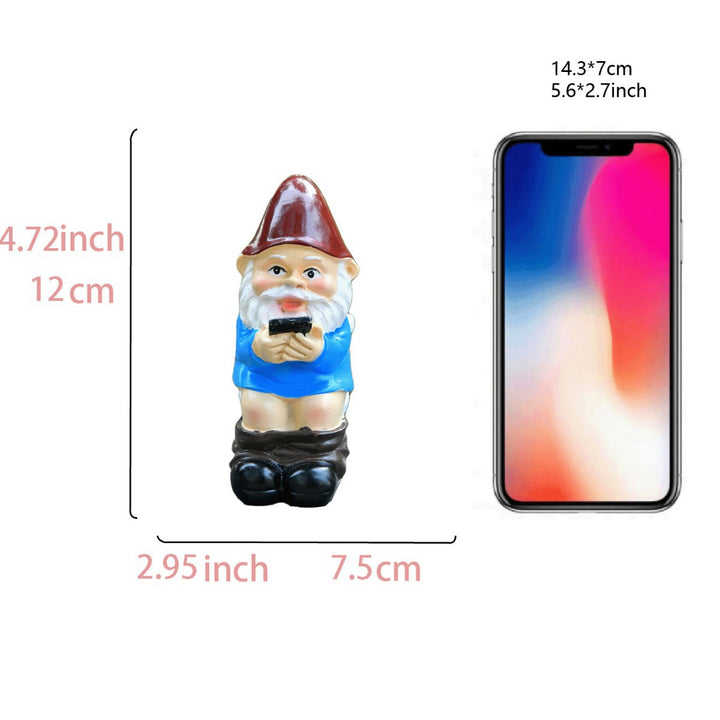 Whimsical Garden Gnome Phone Holder