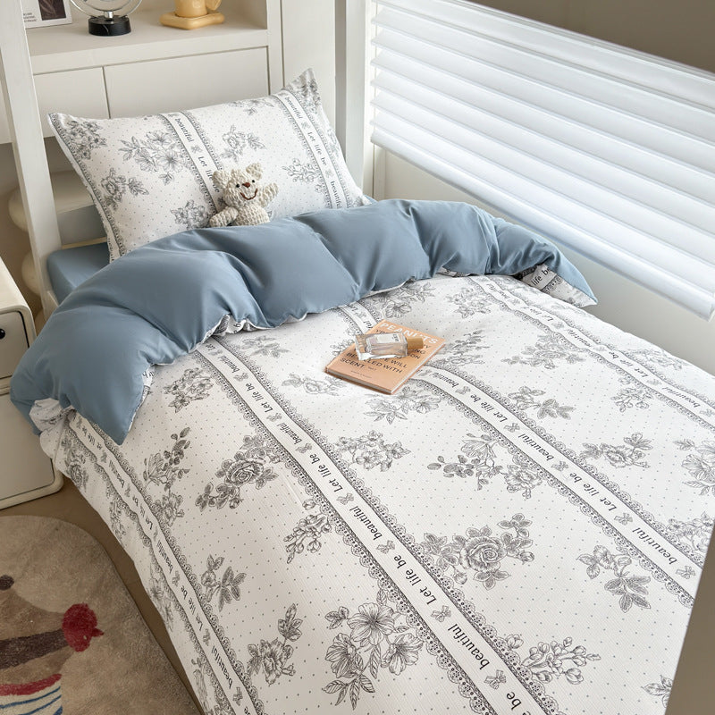 Polka Dot Patterned Duvet Cover Set